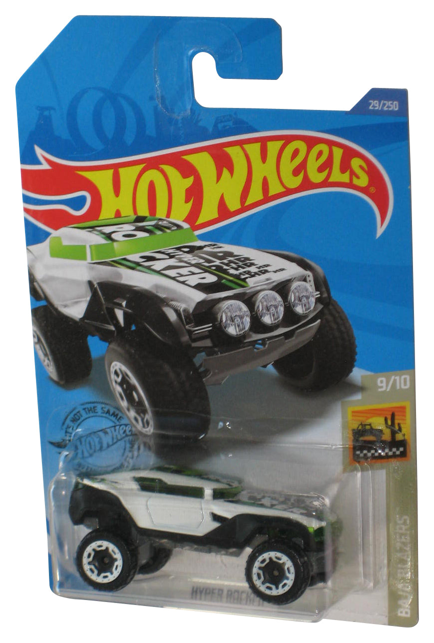 Hot Wheels Baja Blazers 9/10 (2017) White Hyper Rocker Car 29/250