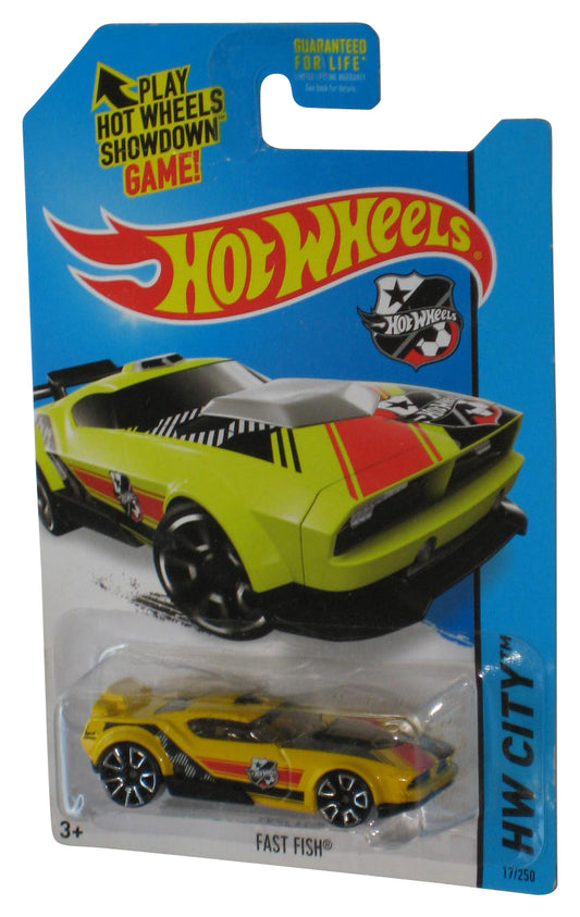 Hot Wheels HW City (2013) Yellow Fast Fish Toy Car 17/250