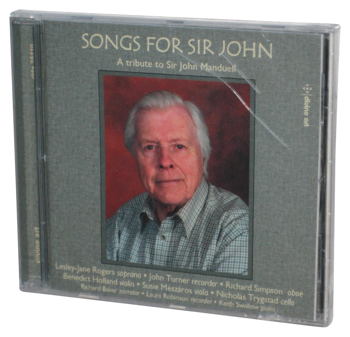 Songs For Sir John Tribute To Sir John Manduell Audio Music CD