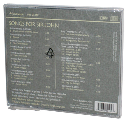 Songs For Sir John Tribute To Sir John Manduell Audio Music CD