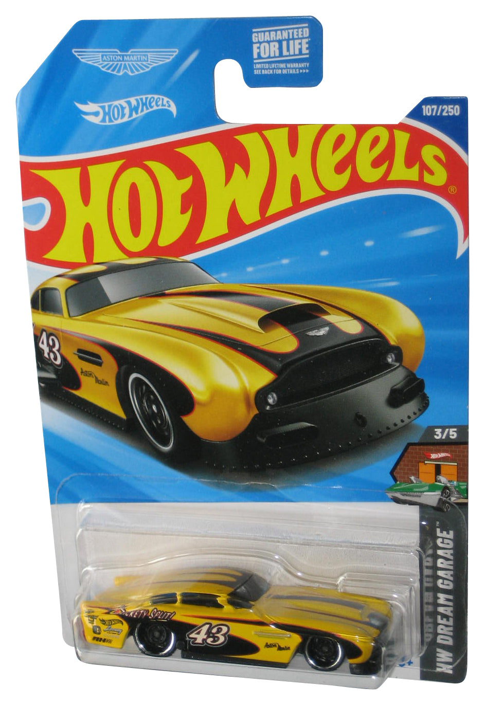Hot Wheels HW Dream Garage 3/5 (2024) Yellow Aston Martin DB4GT High-Speed Edition Toy Car 107/250