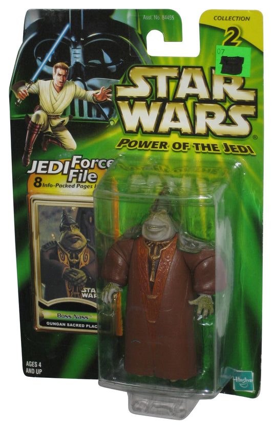 Star Wars Power of The Jedi (2000) Hasbro Sacred Place Boss Nass Gungan 3.75 Inch Figure