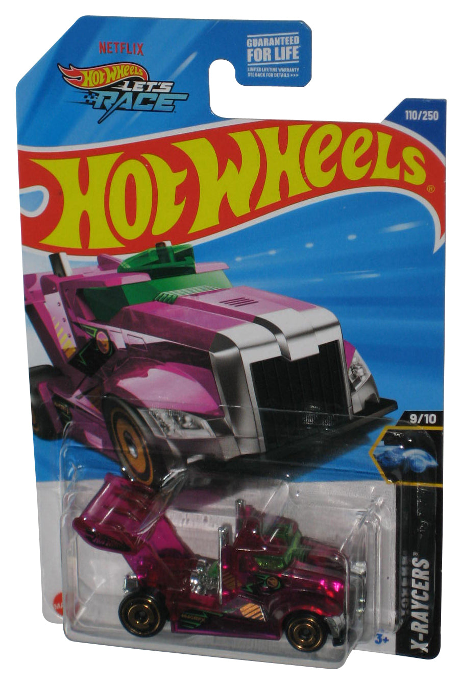 Hot Wheels Let's Race X-Raycers 9/10 (2024) Purple Rig Storm Toy Truck 110/250