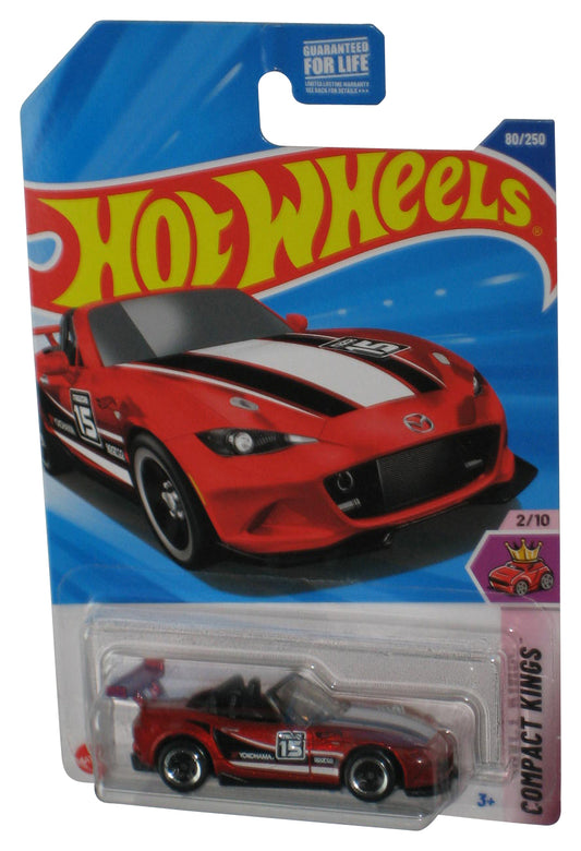 Hot Wheels Compact Kings 2/10 (2024) Red '15 Mazda MX-5 Miata Toy Car 80/250