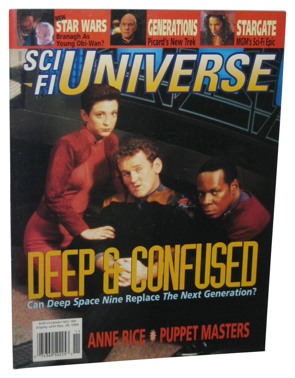 Sci-Fi Universe Star Trek October / November 1994 Magazine Book - (Deep & Confused)