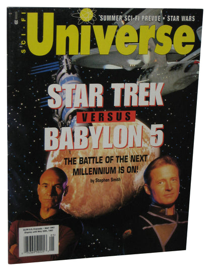 Sci-Fi Universe Star Trek Versus Babylon 5 May 1997 Magazine Book