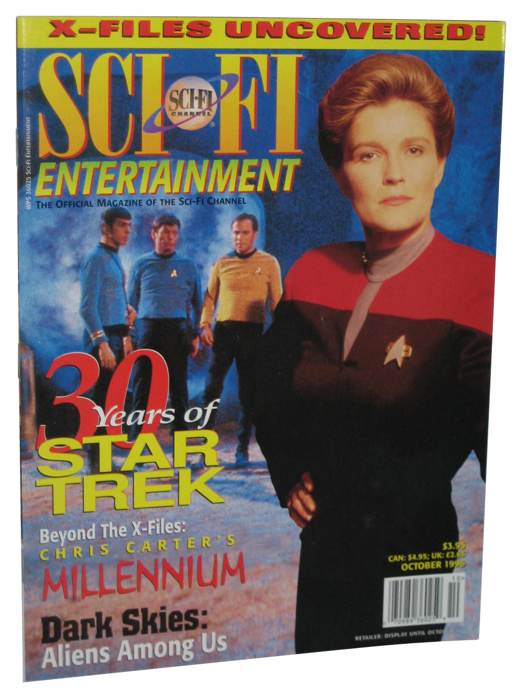 Sci-Fi Channel Entertainment Star Trek Deep 30 Years October 1996 Magazine Book