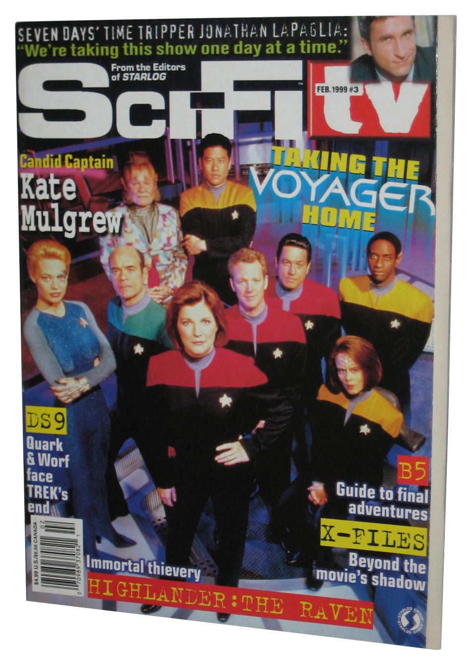 Sci-Fi TV Feb. 1999 #3 Star Trek Taking The Voyager Home Magazine Book