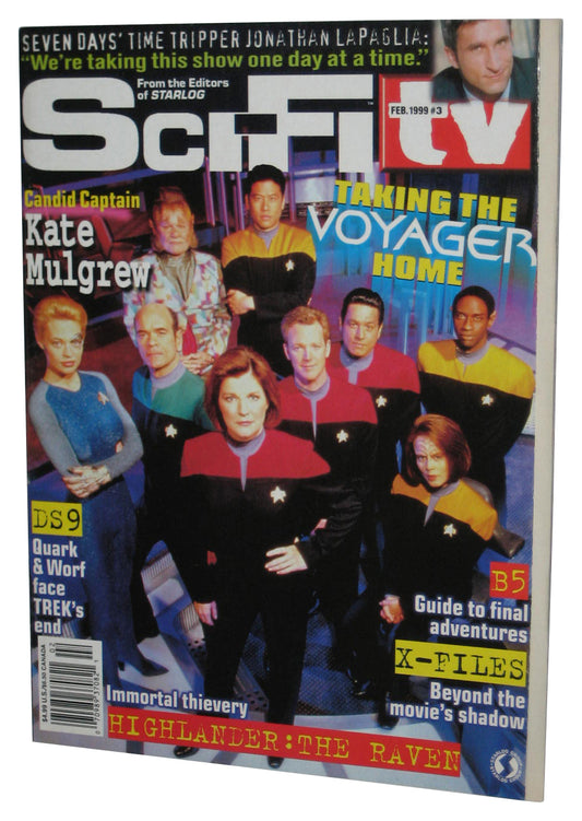 Sci-Fi TV Feb. 1999 #3 Star Trek Taking The Voyager Home Magazine Book