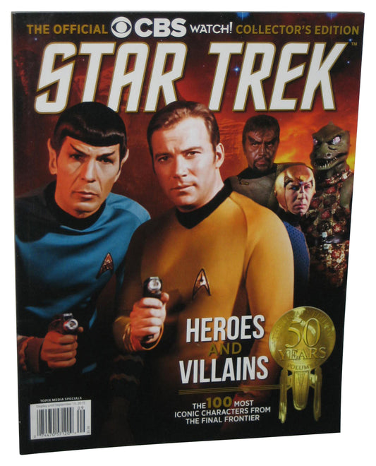 Star Trek Official CBS Watch! Collector's Edition Paperback Magazine Book - (Heroes & Villains)
