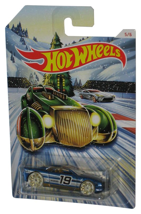 Hot Wheels Muscle Tone (2018) Winter Holiday Green Toy Car 5/6