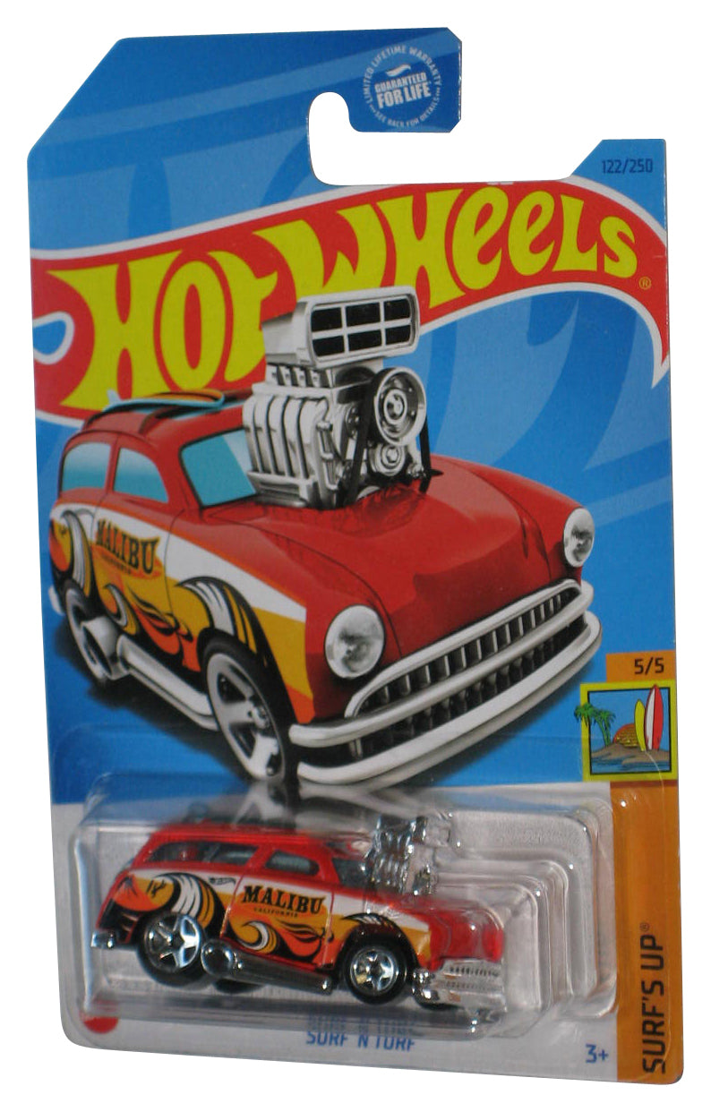 Hot Wheels Surf's Up 5/5 (2021) Red Surf 'N Turf Toy Car 122/250