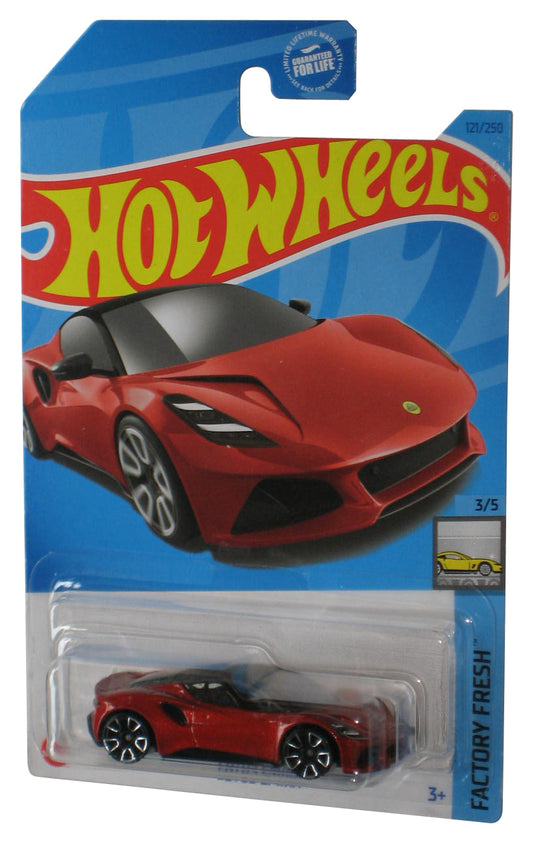 Hot Wheels Factory Fresh 3/5 (2021) Red Lotus Emira Toy Car 121/250