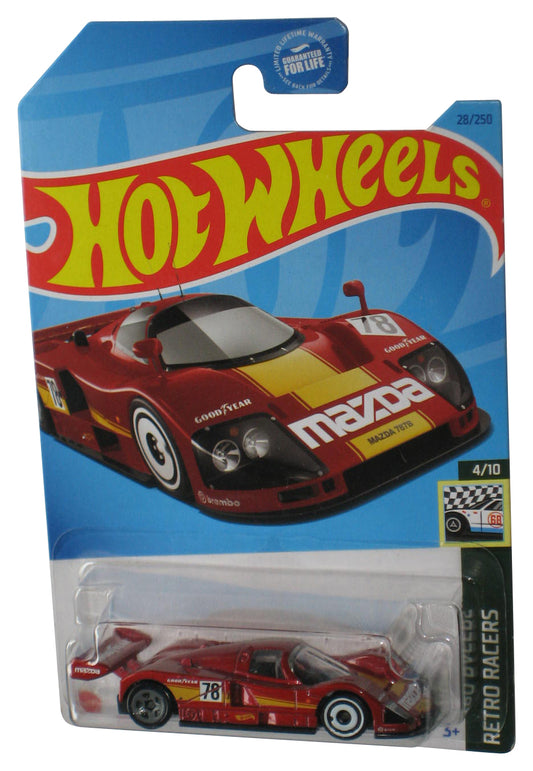 Hot Wheels Retro Racers 4/10 (2021) Mattel Red Mazda 787B Toy Car 28/250