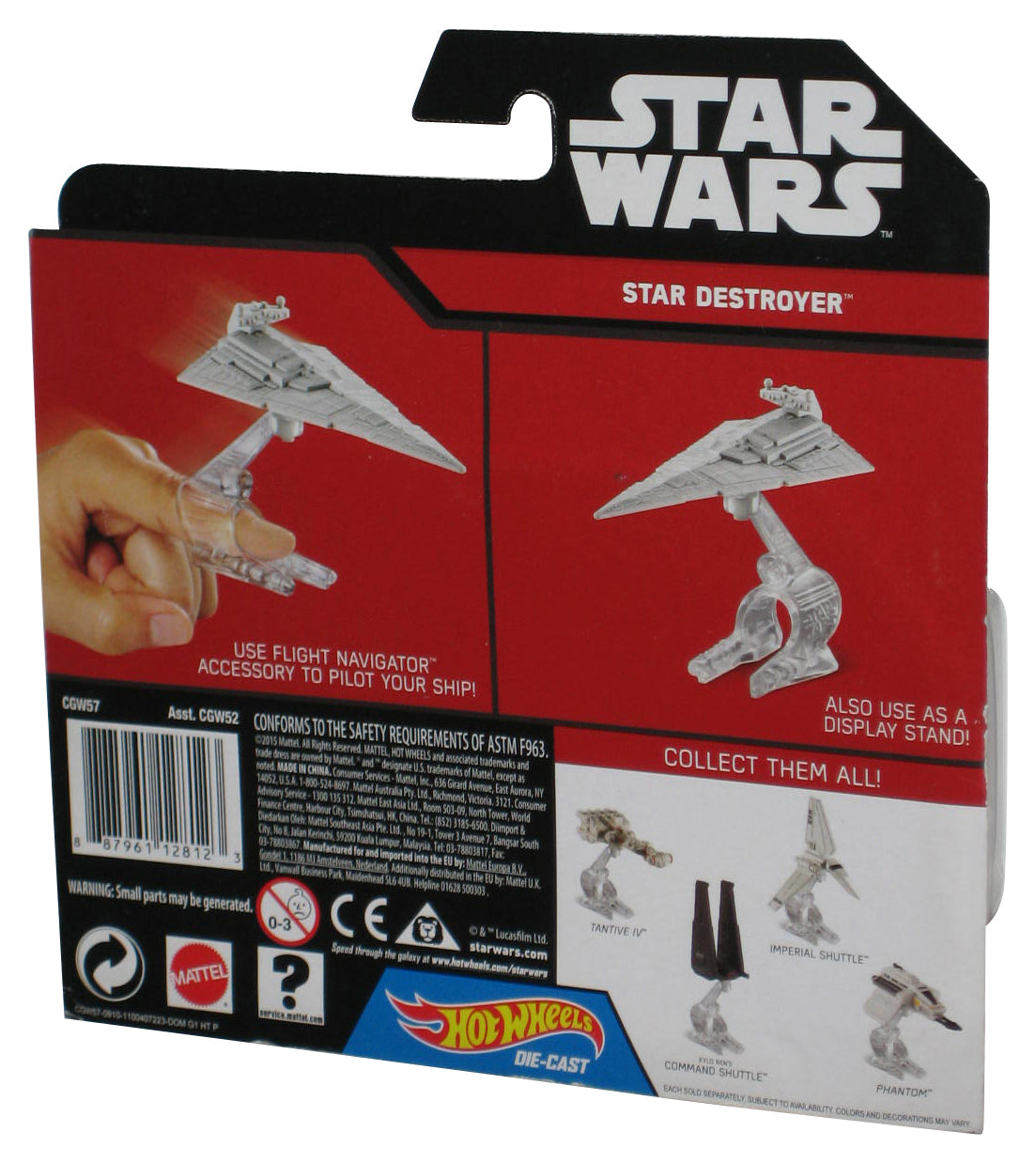 Star Wars Rebels Hot Wheels (2015) Mattel Starship Star Destroyer Toy