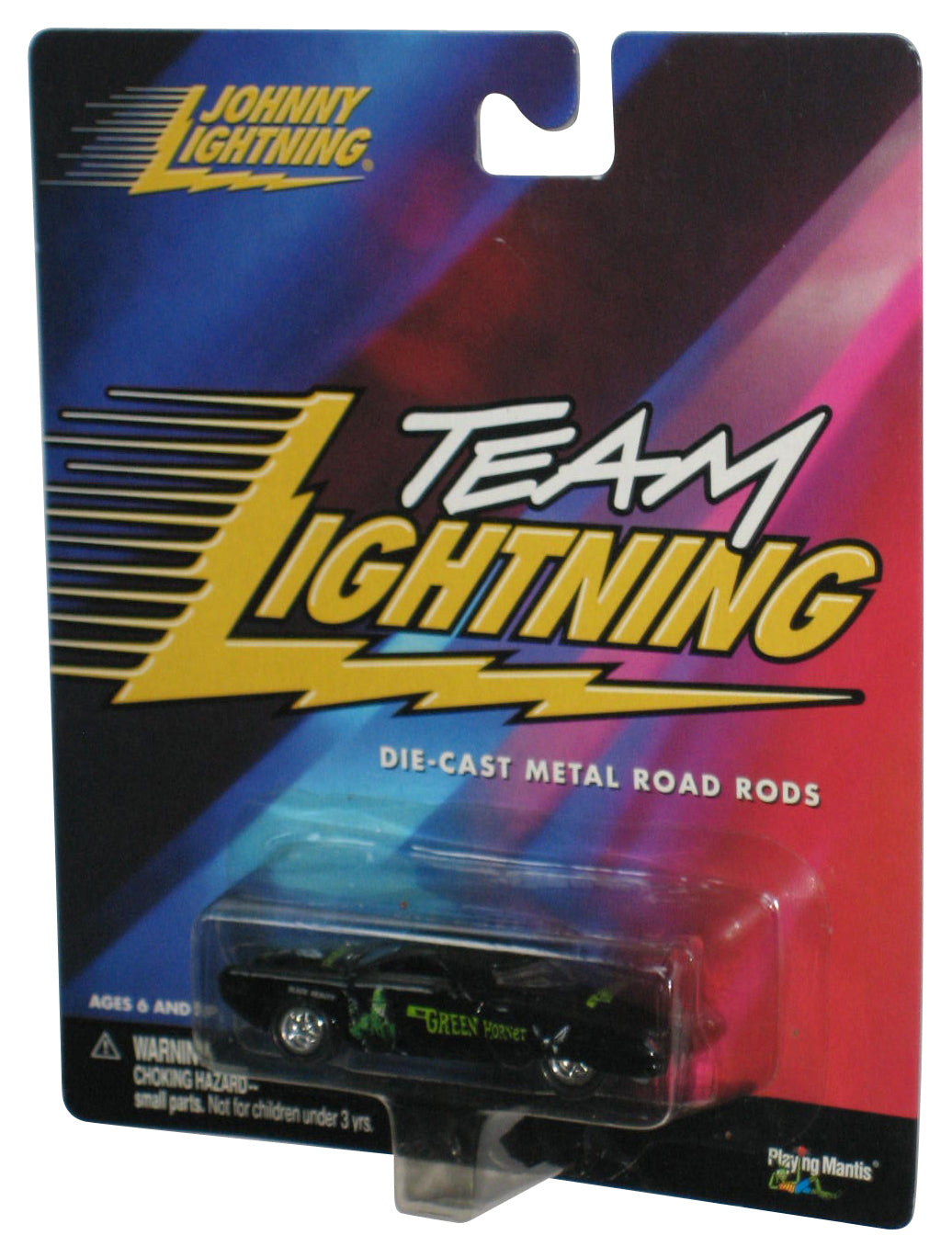 Johnny Lightning Team (2000) Black Green Hornet Black Beauty Studebaker Toy Car