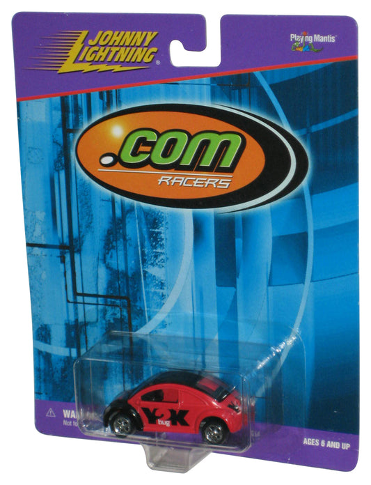 Johnny Lightning .com Racers (1999) Red Y2K Volkswagen Bug Toy Car