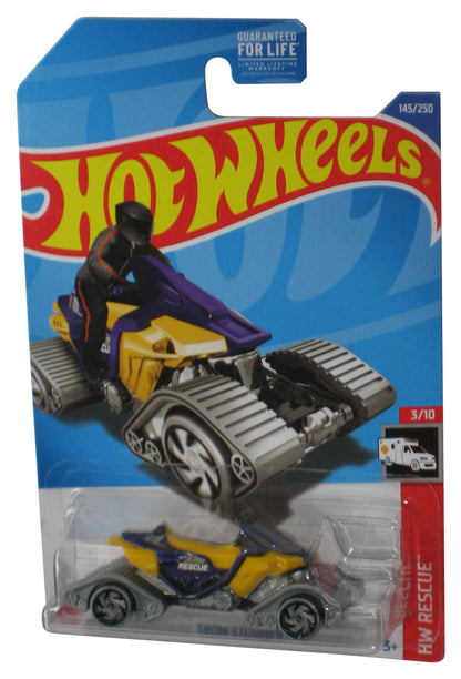 Hot Wheels HW Rescue 3/10 (2021) Purple & Yellow Snow Stormer Toy 145/250