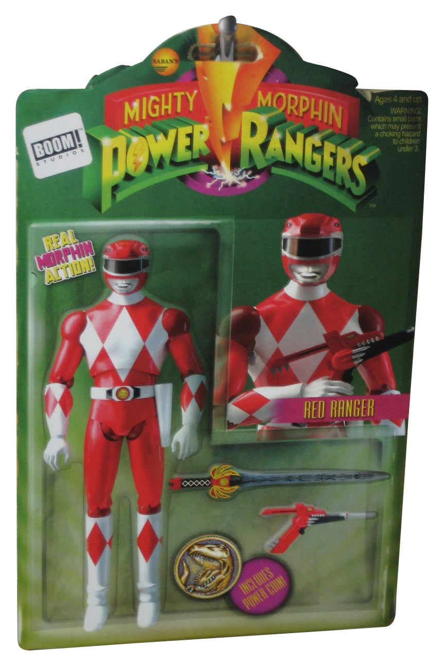 Mighty Morphin Power Rangers Boom Red Ranger Figure Cover Comic Book #2