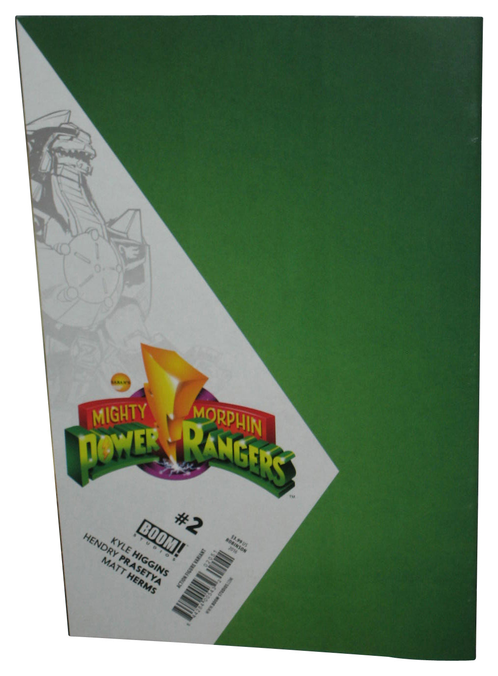 Mighty Morphin Power Rangers Boom Red Ranger Figure Cover Comic Book #2