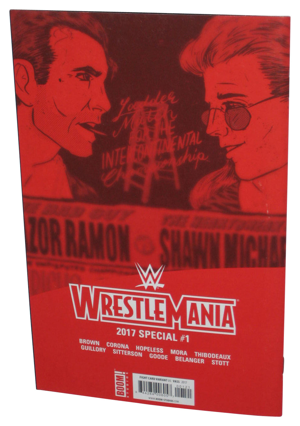 WWE Wrestling WrestleMania 2017 Razor Ramon vs Shawn Michaels Boom Comic Book #1