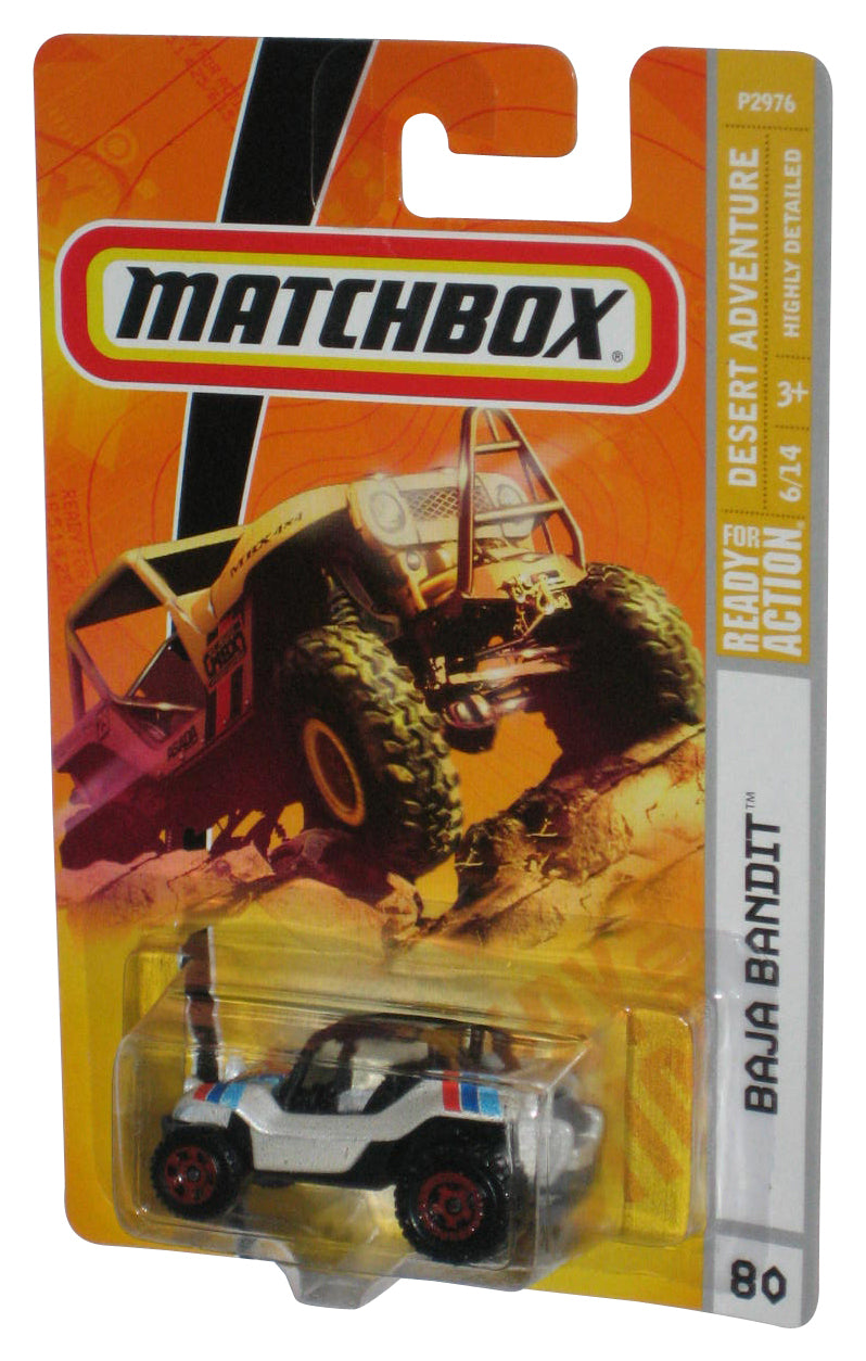 Matchbox Desert Adventure 6/14 (2008) White Baja Bandit Toy Car #80