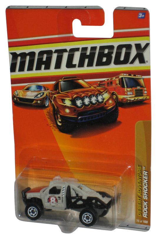 Matchbox Desert Endurance (2009) White Rock Shocker Toy Truck 76/100