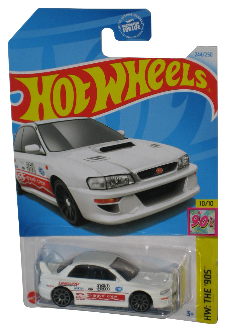 Hot Wheels HW The '90s 10/10 (2021) White '98 Subaru Impreza 22B-Sti Version Toy Car 244/250