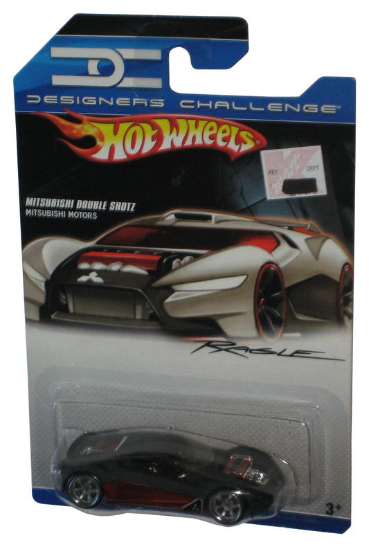Hot Wheels Designers Challenge (2007) Mitsubishi Double Shotz Black Toy Car