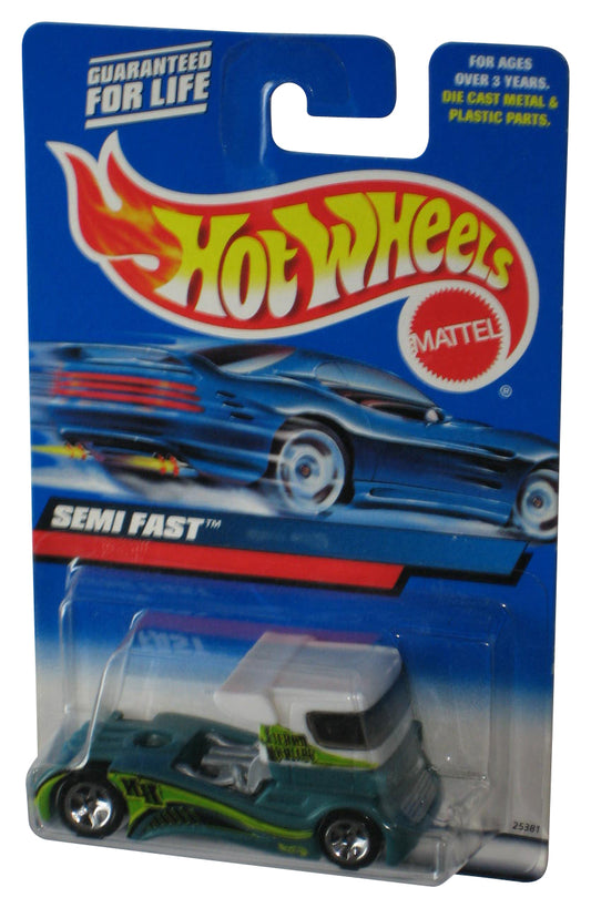 Hot Wheels Semi Fast (2000) Green & White Toy Truck #189