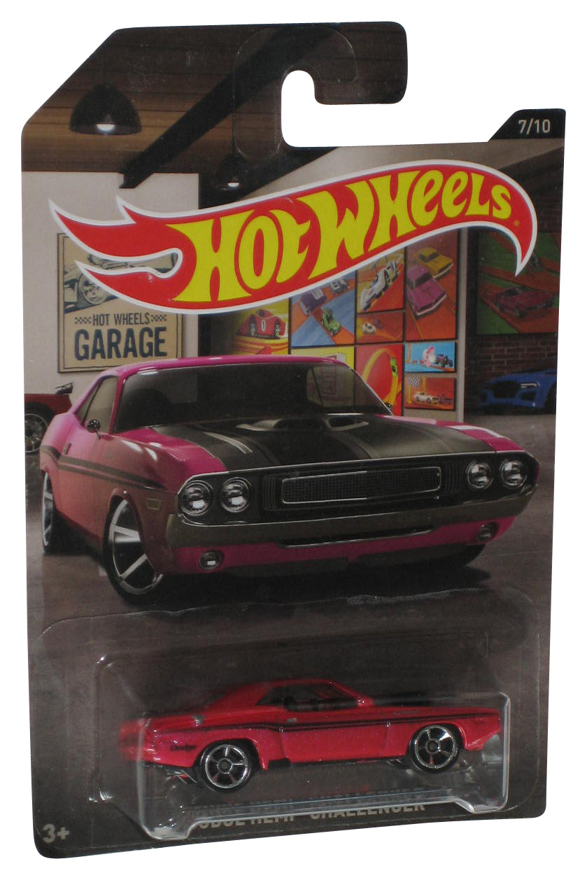 Hot Wheels Garage Pink '70 Dodge Hemi Challenger (2016) Mattel Toy Car 7/10