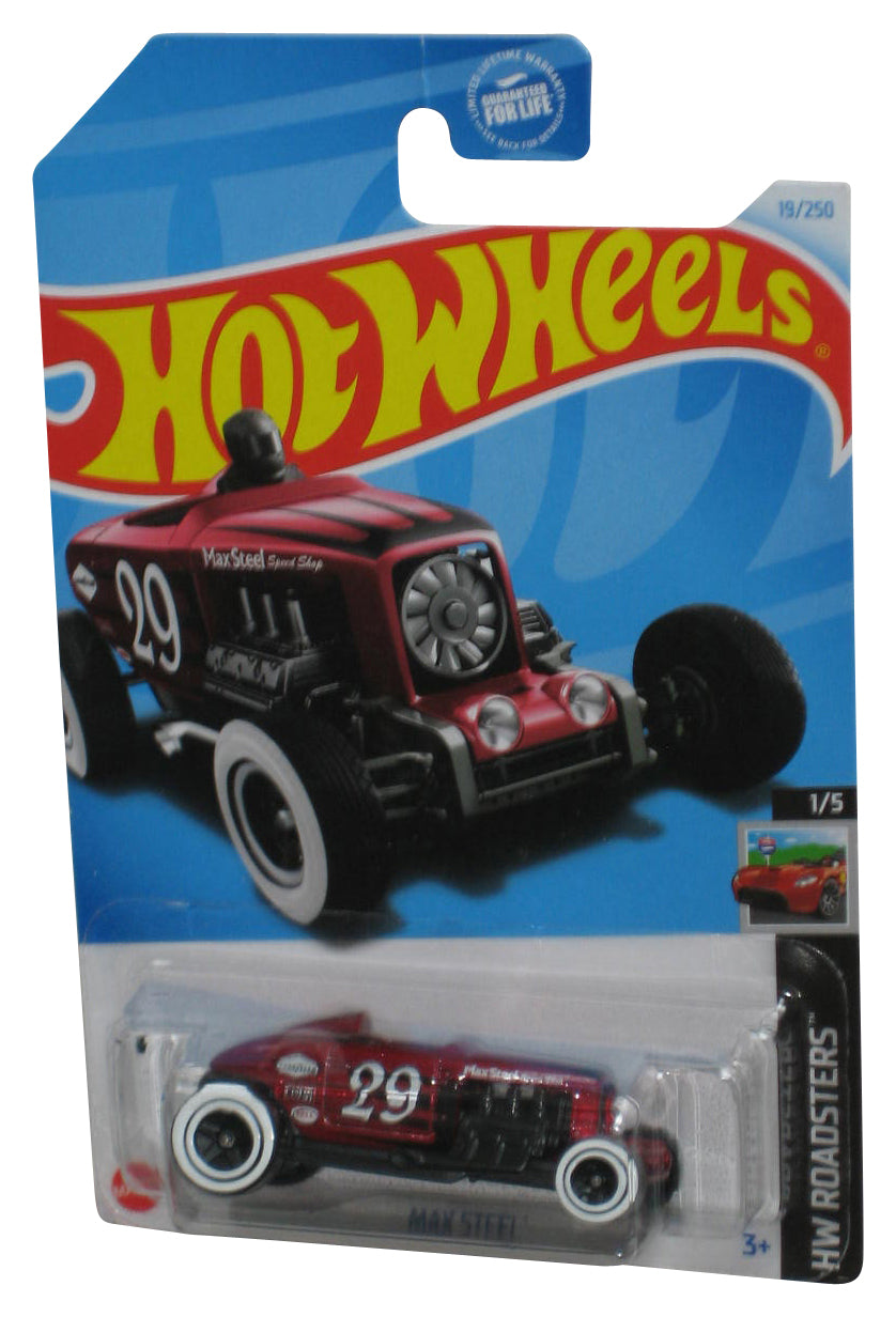 Hot Wheels HW Roadsters 1/5 (2021) Red Max Steel Car Toy 19/250