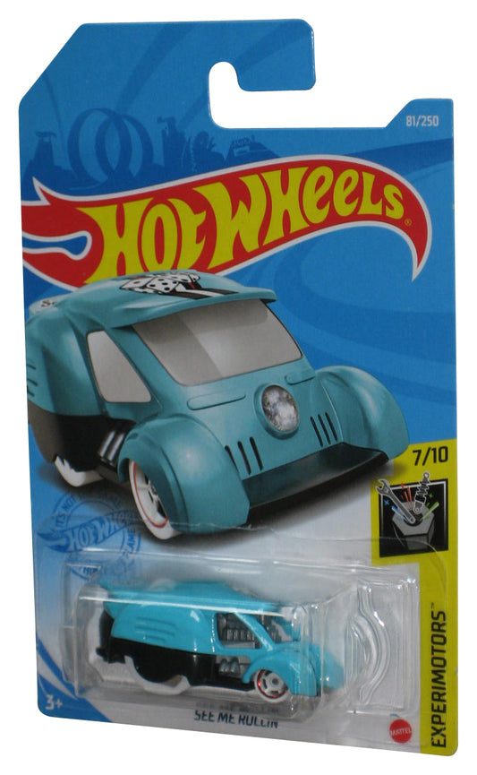 Hot Wheels Experimotors 7/10 (2020) Blue See Me Rollin' Toy Car 81/250