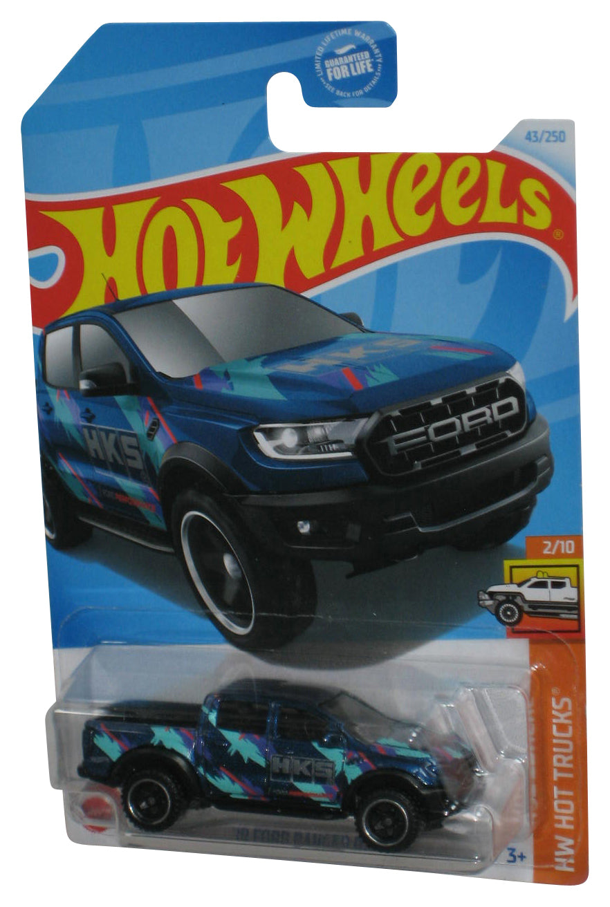 Hot Wheels HW Trucks 2/10 (2021) Blue '19 Ford Ranger Raptor Toy Truck 43/250