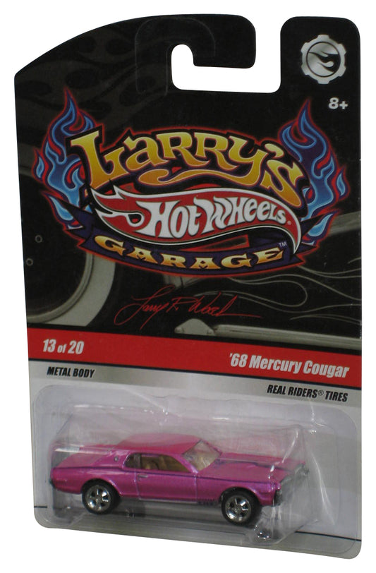 Hot Wheels Larry's Garage (2008) Pink '68 Mercury Cougar Real Riders Car 13/20