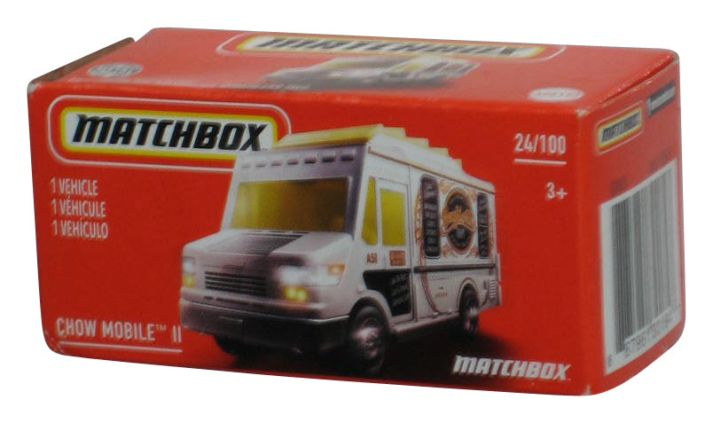 Matchbox Chow Mobile II (2020) Mexican Food Truck White Power Grabs Box Toy 24/100