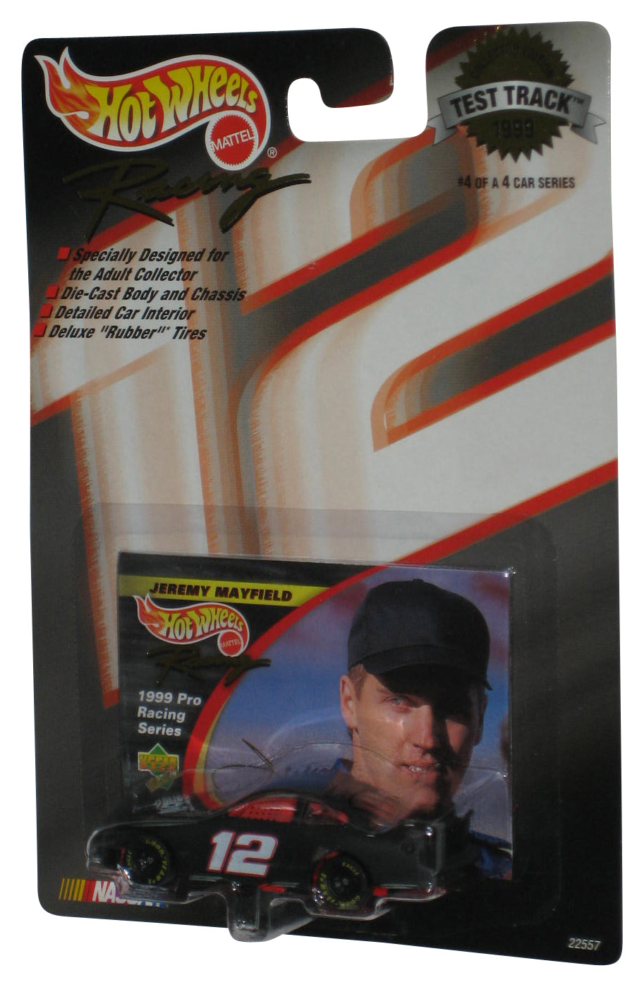 Hot Wheels Racing (1999) Test Track Jeremy Mayfield Toy Car 4/4