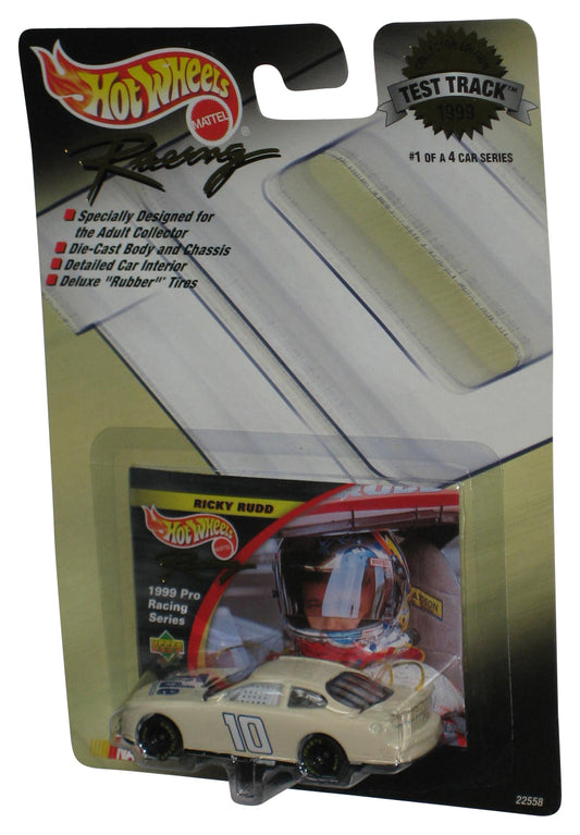 Hot Wheels Racing (1999) Test Track Ricky Rudd Cream Toy Car 1/4