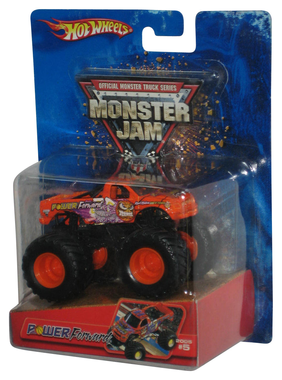 Hot Wheels Monster Jam (2005) Orange Power Forward Toy Truck #5
