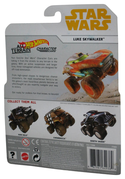 Star Wars Character Cars Luke Skywalker (2017) Hot Wheels All Terrain Toy Vehicle
