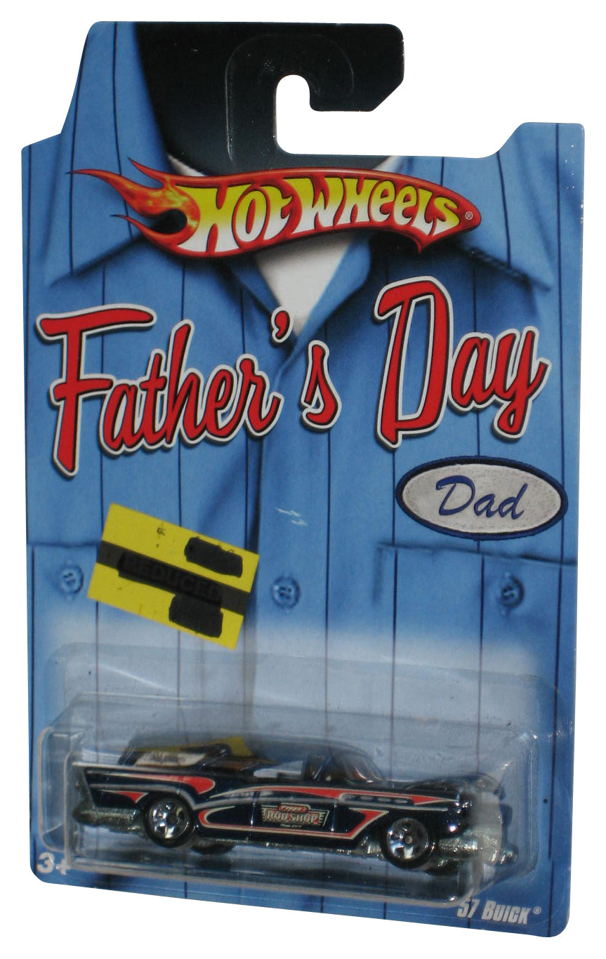 Hot Wheels Father's Day Dad (2008) Mattel Blue '57 Buick Car Toy
