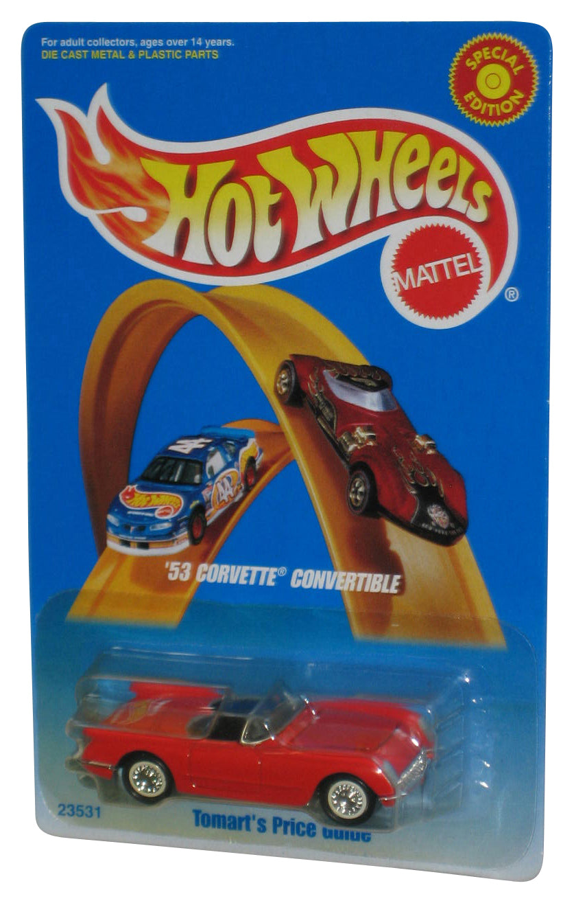 Hot Wheels Tomart's Price Guide (1998) Red '53 Corvette Convertible Toy Car