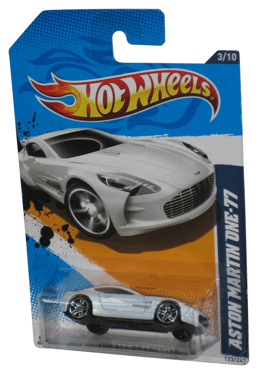 Hot Wheels HW All Stars '12 3/10 White Aston Martin One-77 Car 123/247