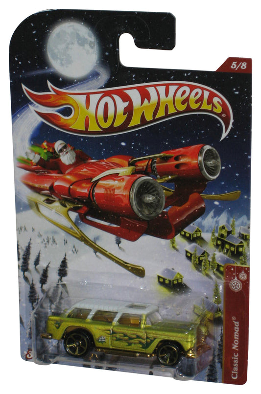 Hot Wheels Holiday Hot Rods (2012) Classic Nomad Green Toy Car 5/8