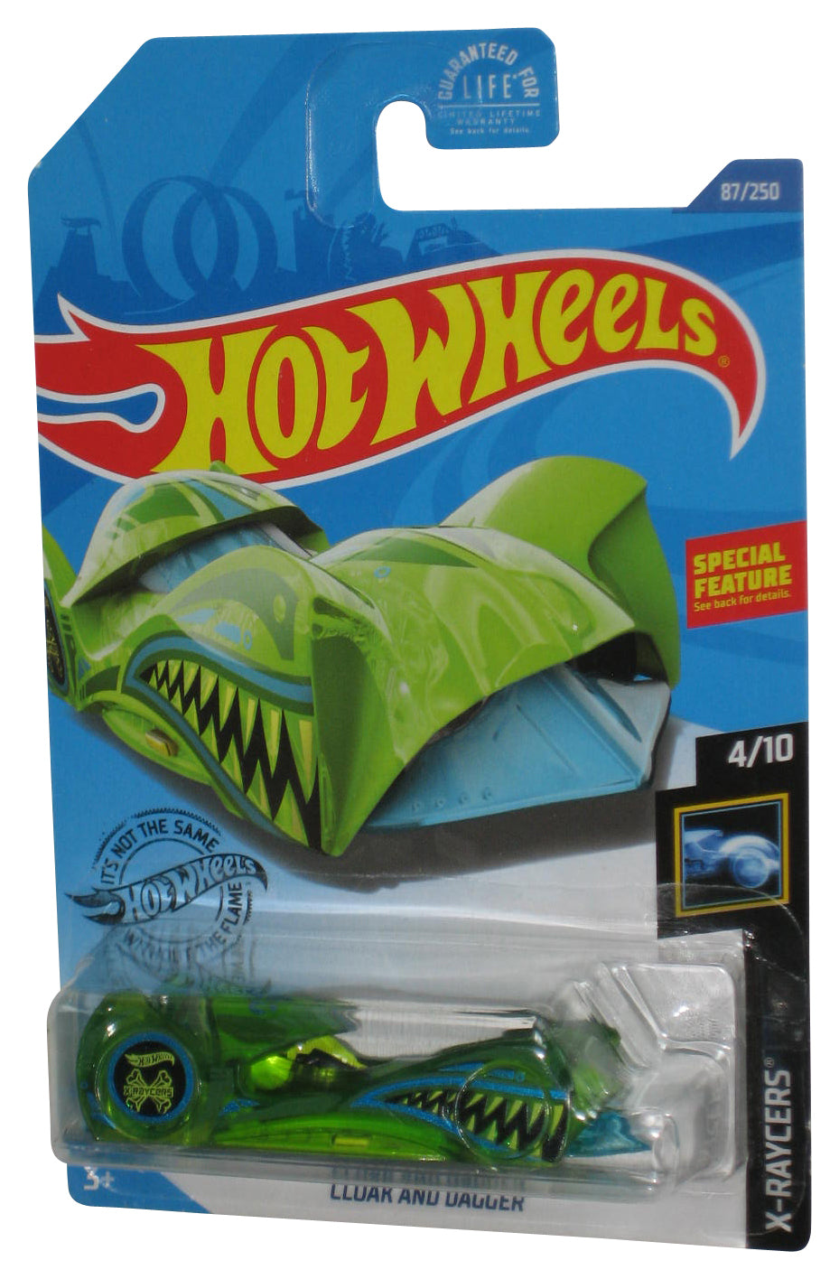 Hot Wheels X-Raycers 4/10 (2017) Green Cloak and Dagger Toy Car 87/250
