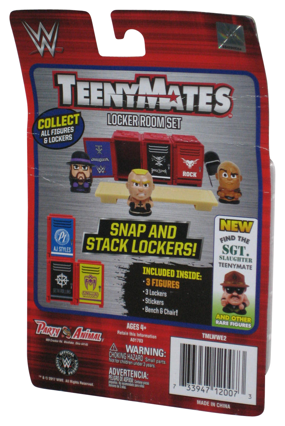 WWE Wrestling TeenyMates (2017) Dolph Ziggler Locker Room Set Mini Figure Pack