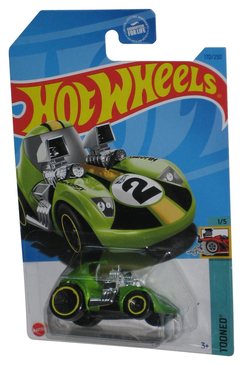 Hot Wheels Tooned 1/5 (2021) Green Twin Mill Toy Car 170/250
