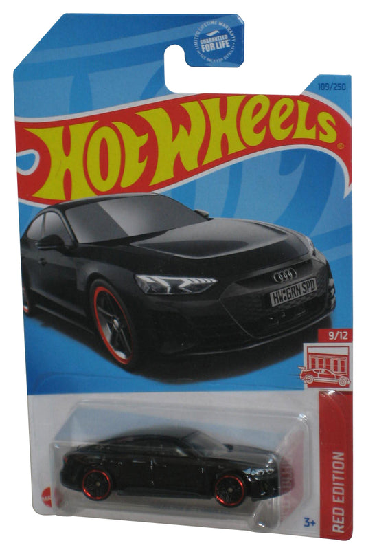 Hot Wheels Red Edition 9/12 (2021) Black Audi RS E-Tron GT Toy Car 109/250