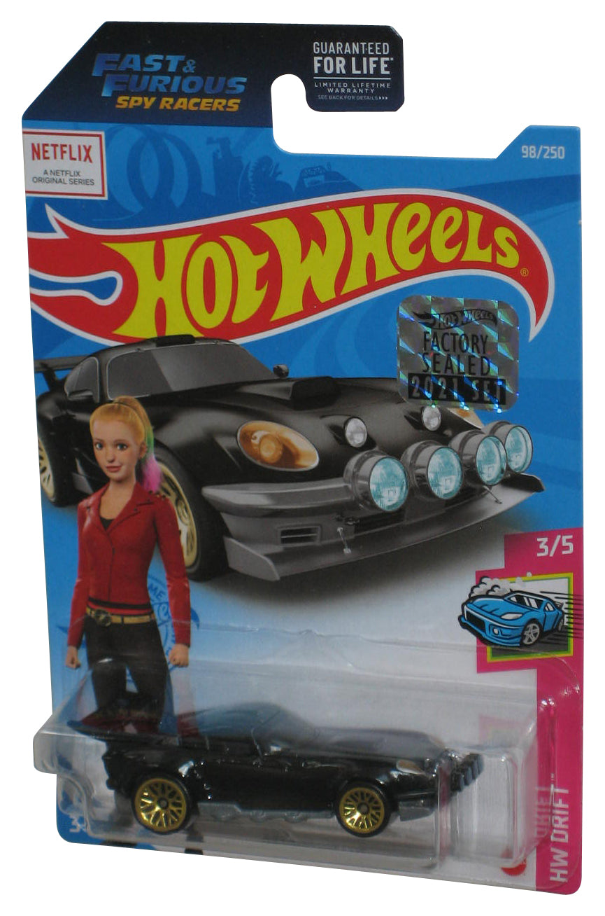 Hot Wheels HW Drift 3/5 Fast & Furious Spy Racers (2021) Black Astana Hotto Toy Car 98/250 - (Factory Sealed Sticker)