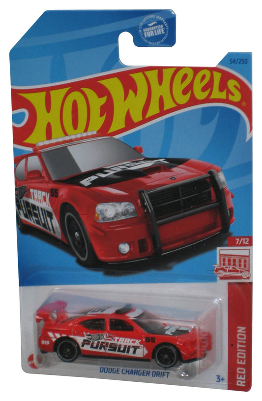 Hot Wheels Red Edition 7/12 (2021) Red Dodge Charger Drift Toy Car 54/250